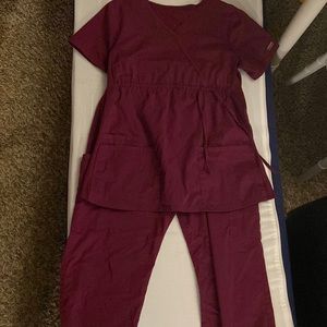 Cherokee Maternity Scrubs- Wine